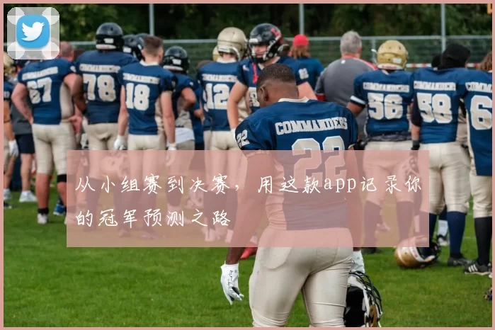 从小组赛到决赛，用这款app记录你的冠军预测之路