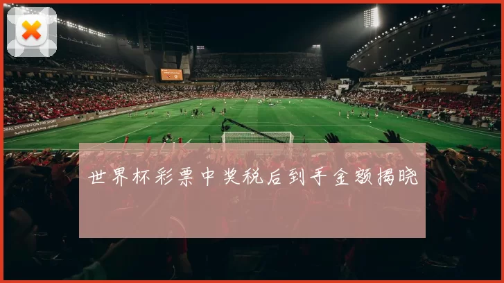 世界杯彩票中奖税后到手金额揭晓