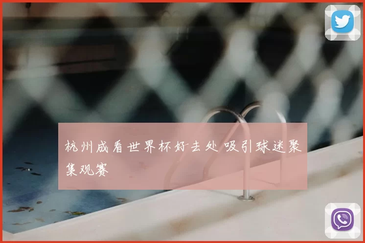 杭州成看世界杯好去处 吸引球迷聚集观赛