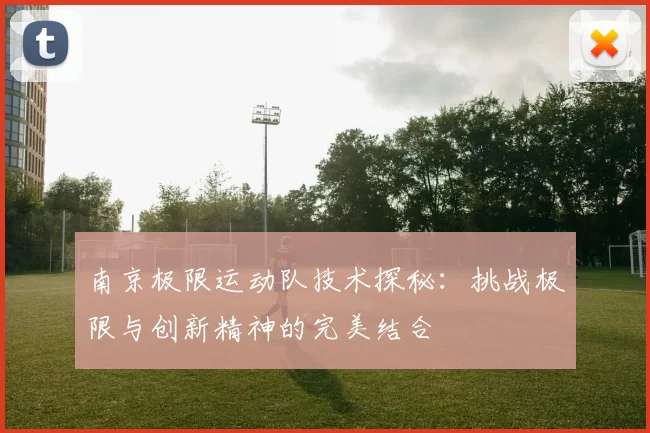 南京极限运动队技术探秘：挑战极限与创新精神的完美结合